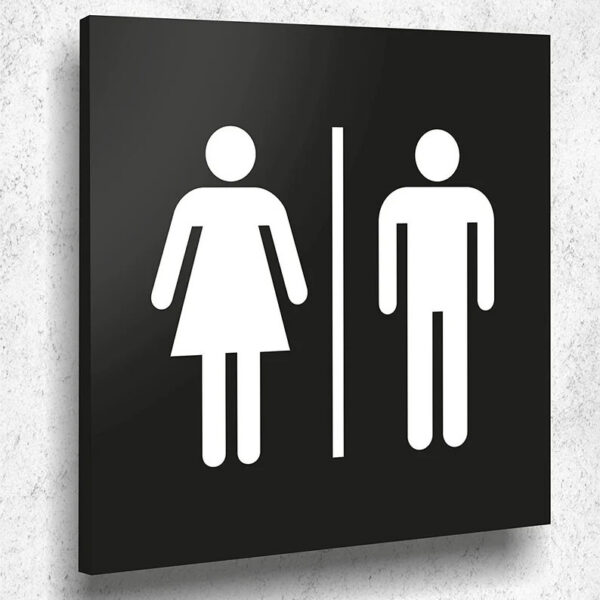 Placuta ușă WC mixta