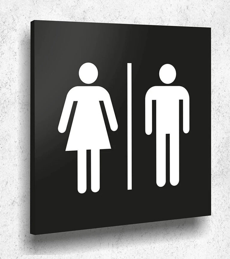 Placuta ușă WC mixta