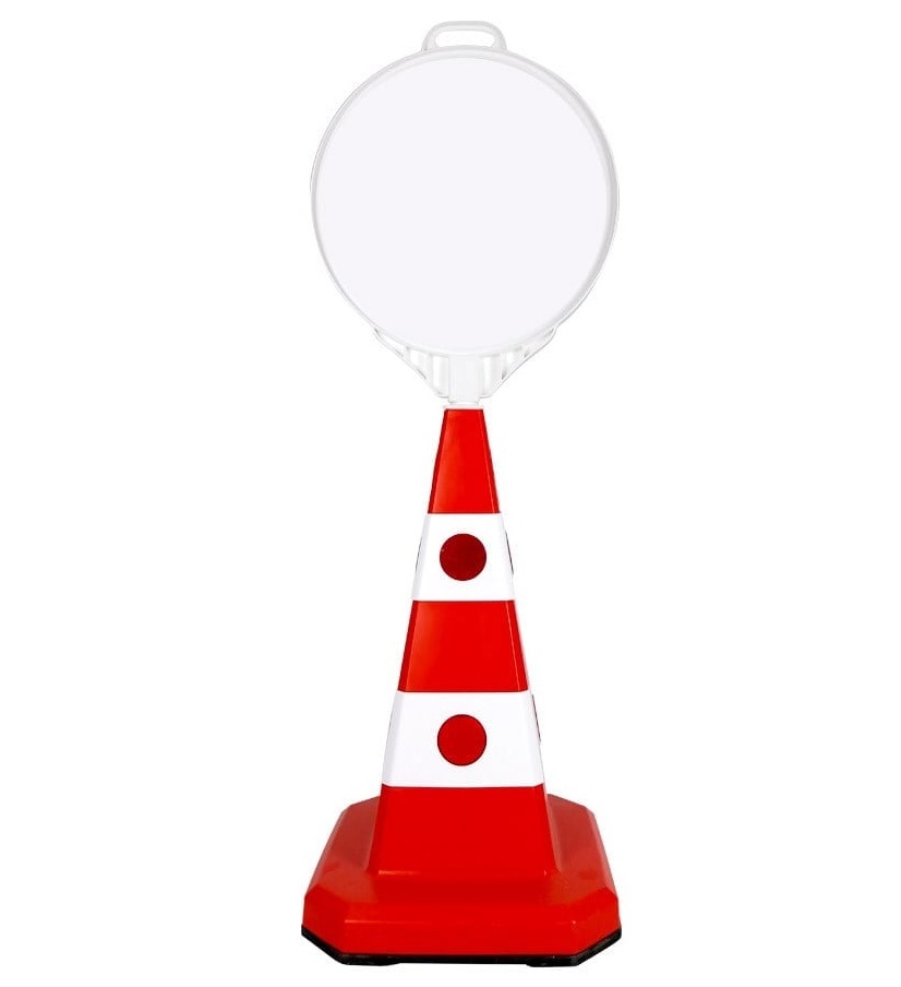 Set de conuri de circulație pentru semne goale
