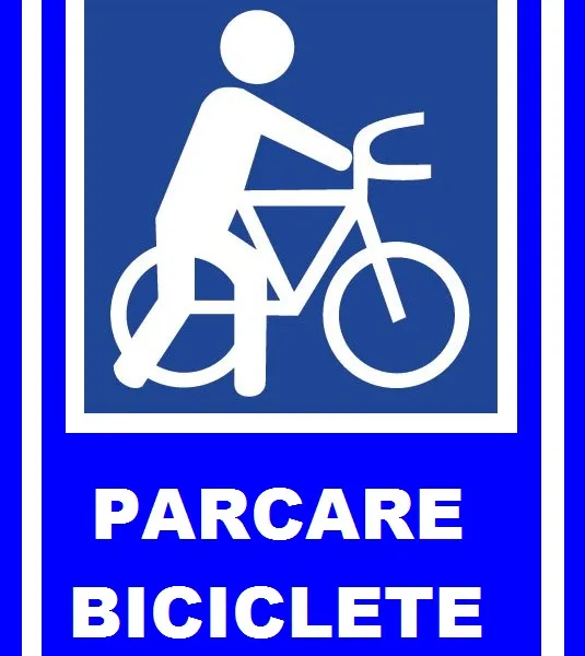 Placuta parcare biciclete