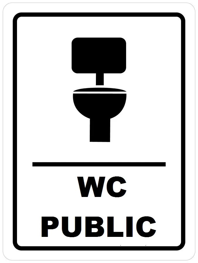 Placute pentru wc public