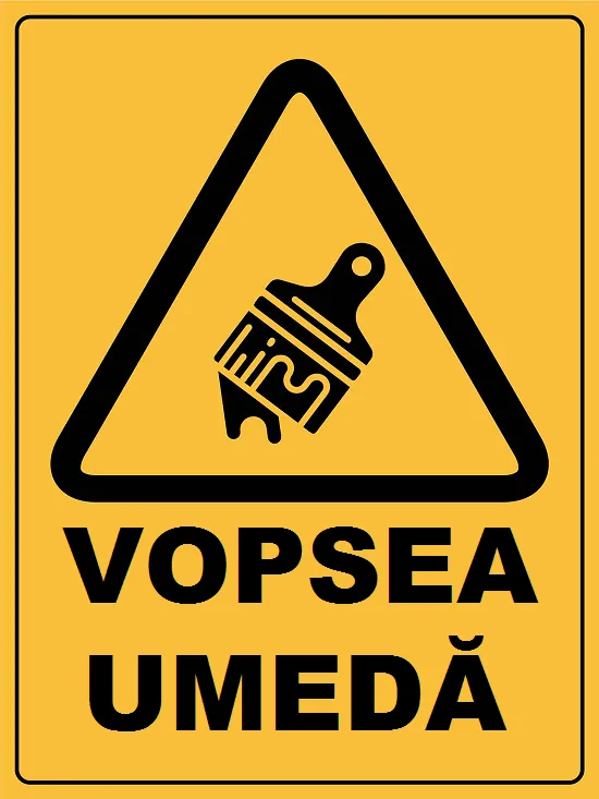 Placuta pentru vopsea umeda