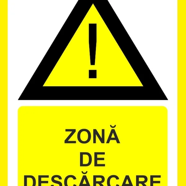 Placuta pentru zona de descarcare