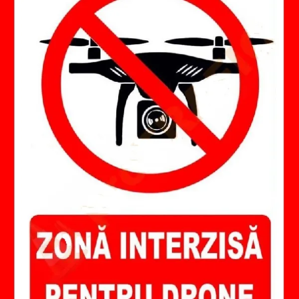 Placuta zona interzisa pentru drone
