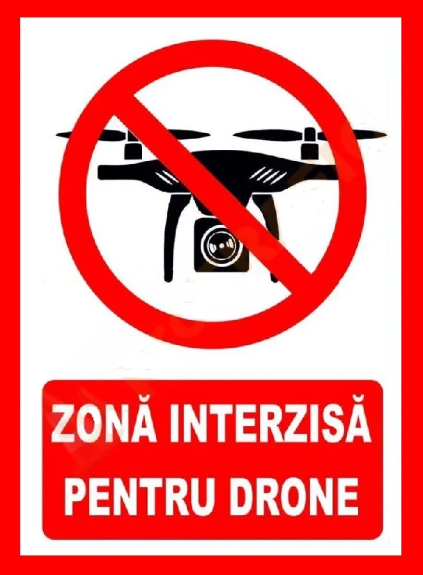 Placuta zona interzisa pentru drone