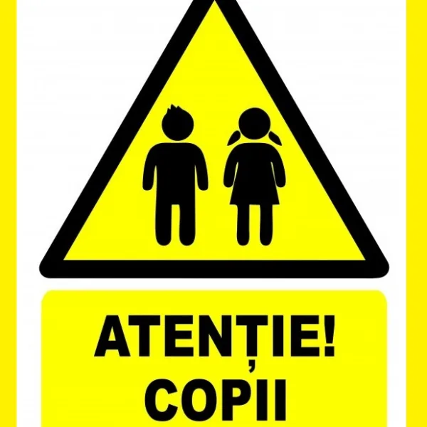 Placuta atentie copii
