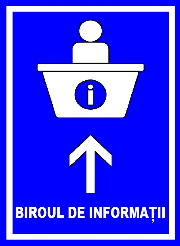 Placuta pentru birou de informatii