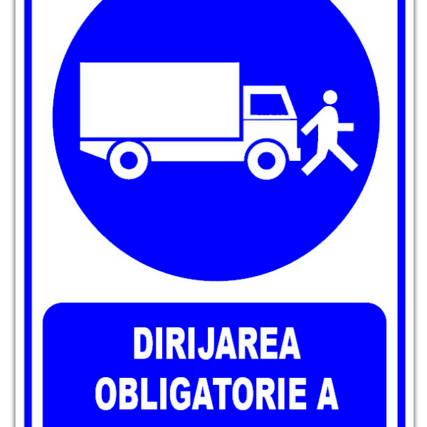Indicator dirijarea obligatorie a autovehiculelor