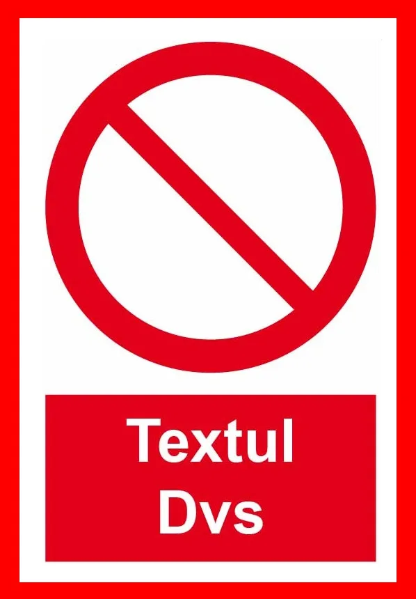 Placuta de interzicere parcare cu textul personalizat