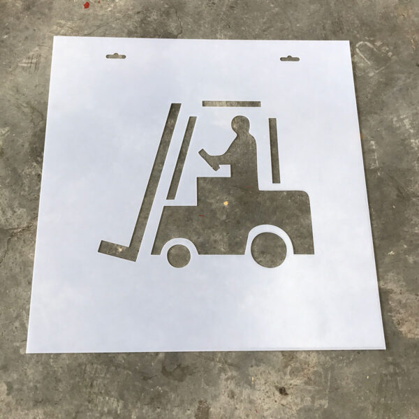 Sablon Stivuitor pentru depozite si hale industriale