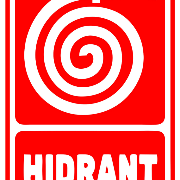 Semn pentru hidrant cu furtun