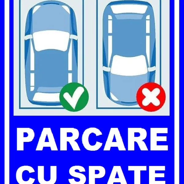 Placuta parcare cu spate
