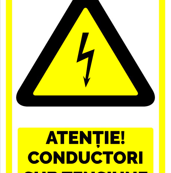 Indicator pentru  atentie conductori sub tensiune