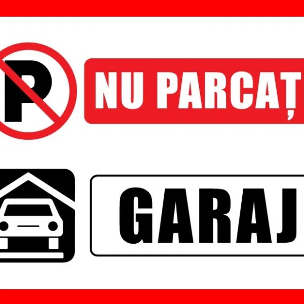 Placuta nu parcati garaj