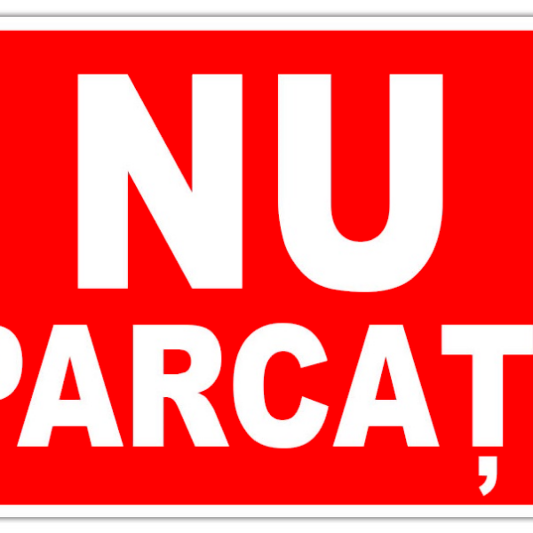 indicator de securitate si interzicere nu parcati