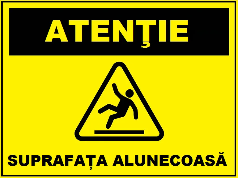 Placuta suprafata alunecoasa