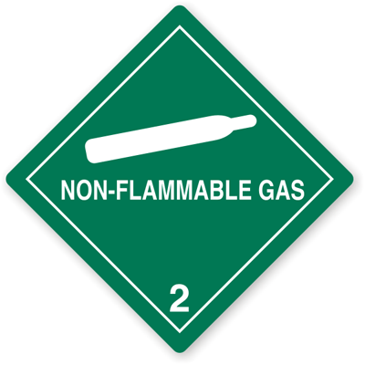 Etichetă Gaz Inflamabil pentru Transport și Depozitare