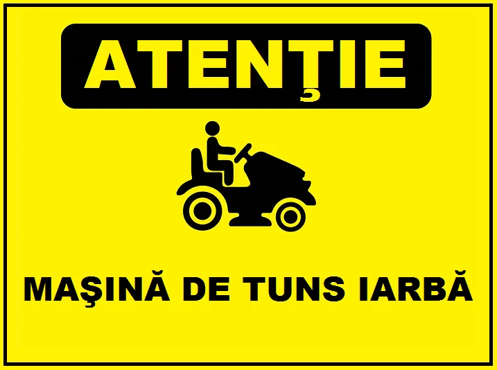 Placuta pentru masina de tuns iarba