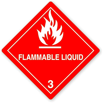 Etichetă Lichid Inflamabil - Siguranță și Conformitate pentru Produse Periculoase