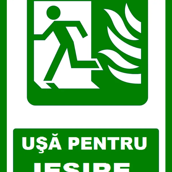 Placuta usa pentru iesire la stanga