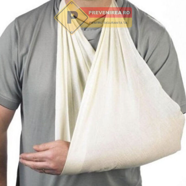 Bandaj Triunghiular Universal - Protecție Rapidă pentru Primul Ajutor
