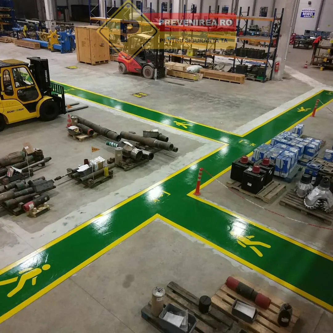 Marcaje pentru spatiile industriale