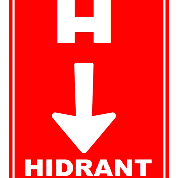 Placuta pentru hidrant cu directia in jos