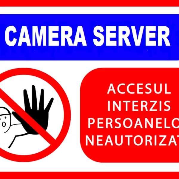 Placuta pentru camera server