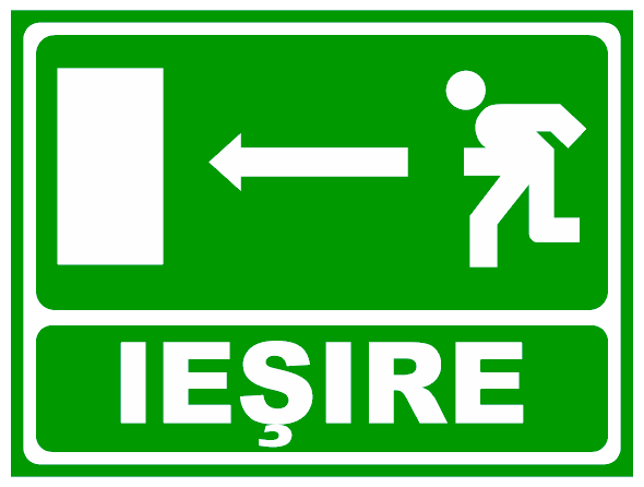 indicator iesire in stanga