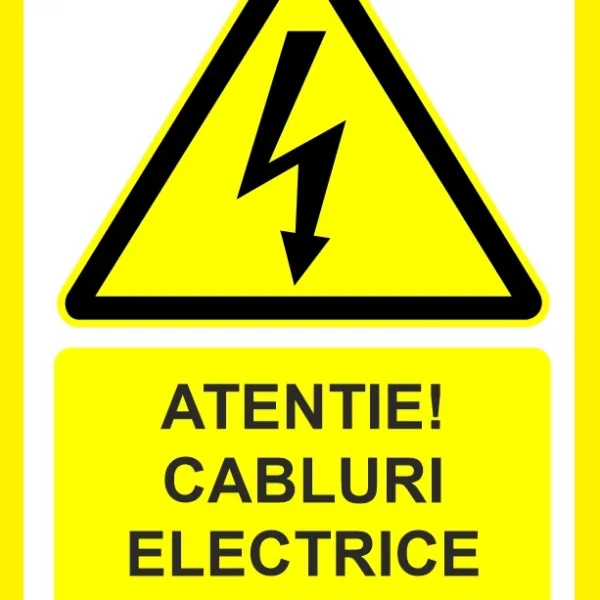 Placuta pentru cabluri electrice subterane