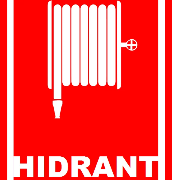 Placuta pentru marcarea hidrantilor