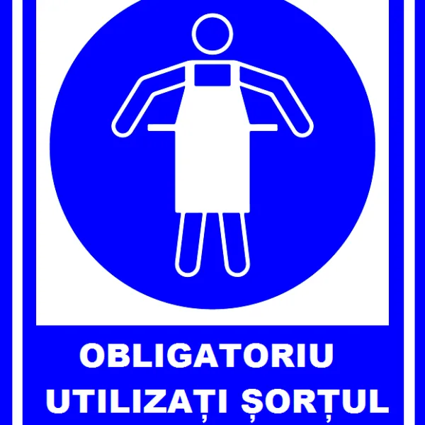 Placuta obligatoriu utilizati sortul de protectie