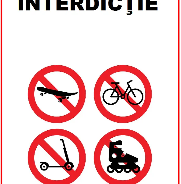 Placuta pentru interdicție