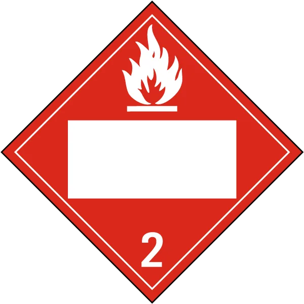 Placuta neutra pentru gaz inflamabil clasa 2