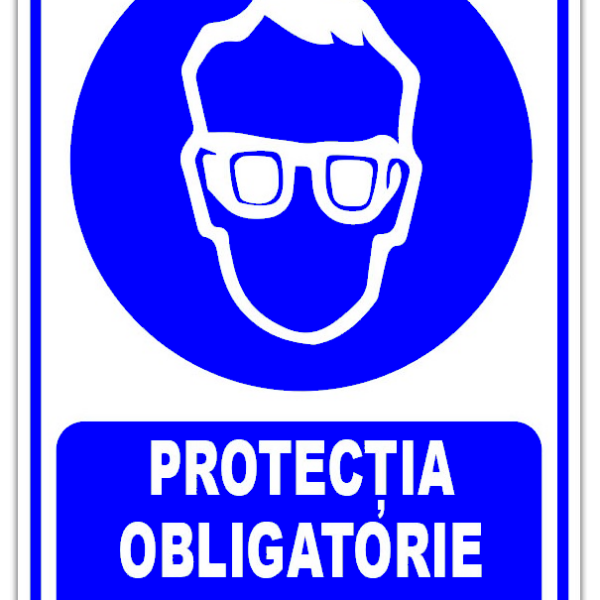 Indicator protectia obligatorie a ochilor