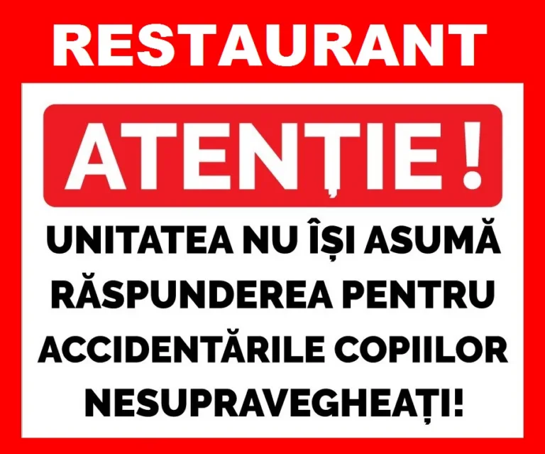 Placute pentru restaurant