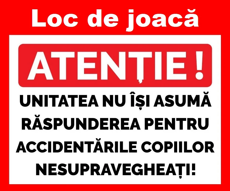 Placute pentru locuri de joaca