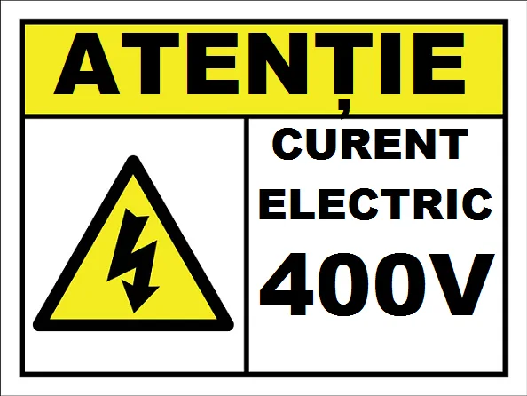 Placuta pentru curent electric 400V