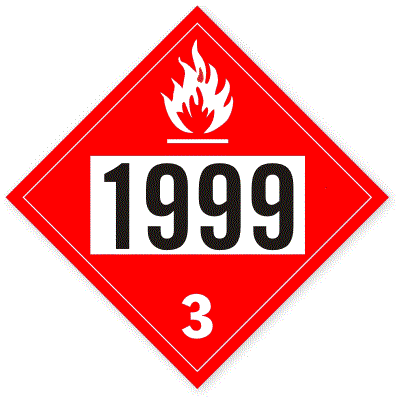 Etichetă ADR UN 1999 - Substanțe Periculoase pentru Transport Rutier