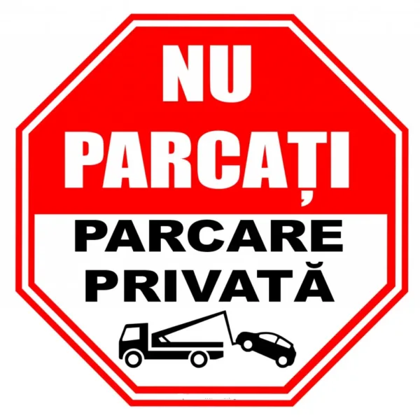 Placuta cu stop proprietate privata