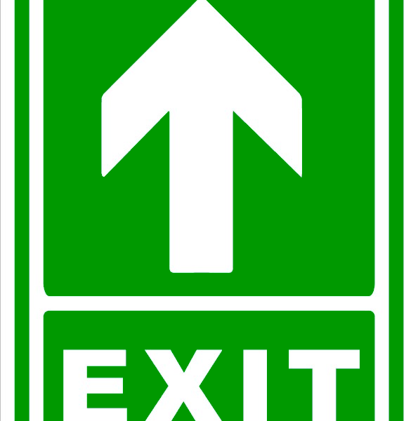 Semn exit spre directie in sus