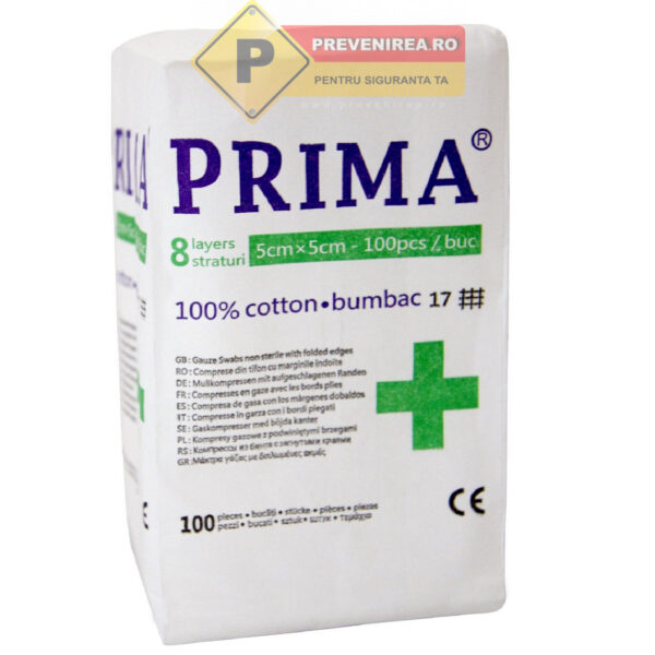 Comprese Nesterile din Tifon 100% Pur - Absorbante și Siguranță pentru Primul Ajutor