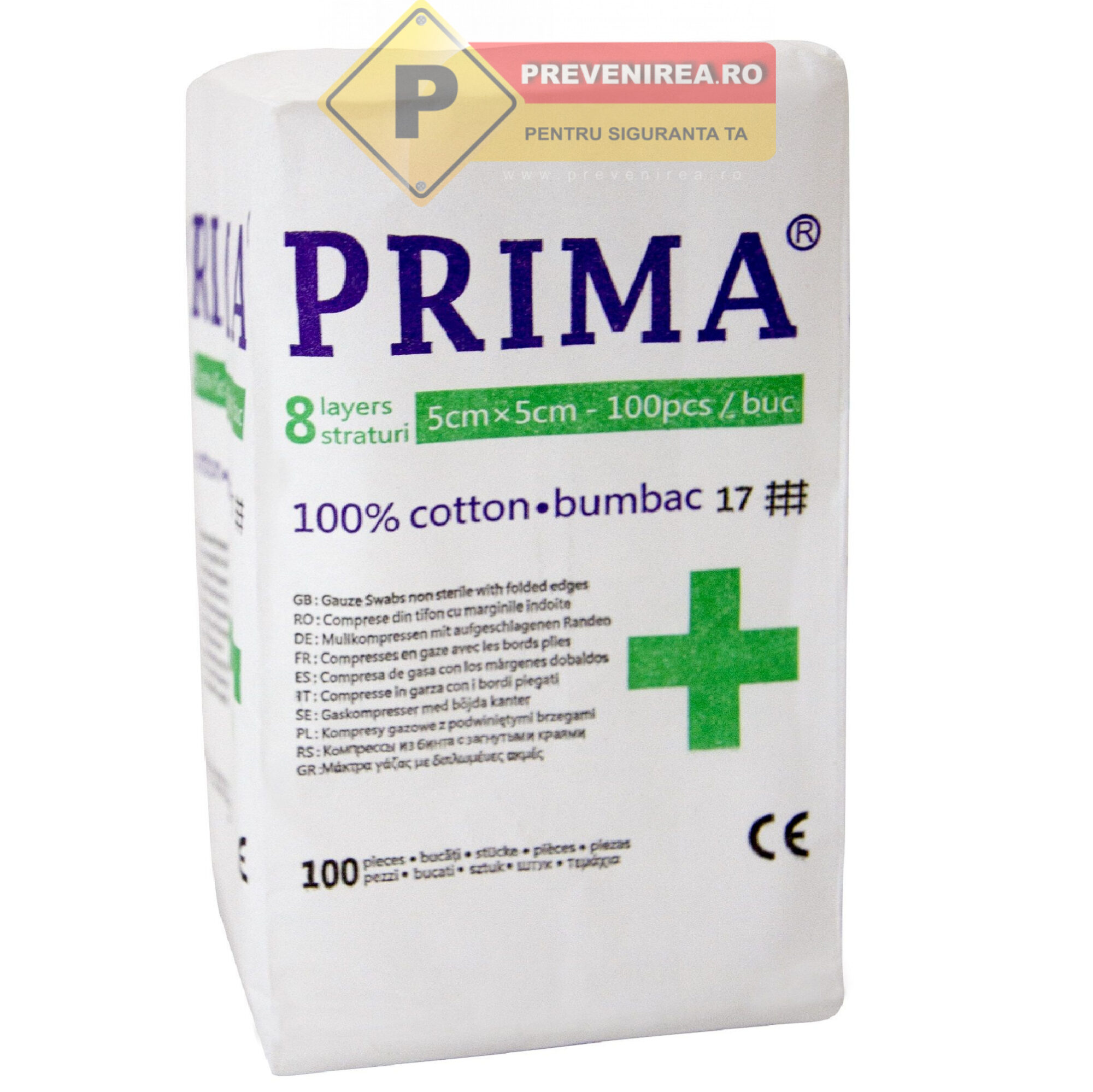 Comprese Nesterile din Tifon 100% Pur - Absorbante și Siguranță pentru Primul Ajutor