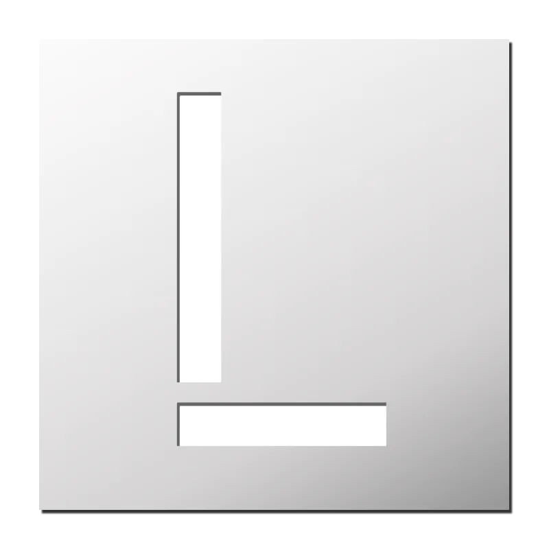 Șabloane marcaj loc parcare - cifre, litere și simboluri pentru vopsire asfalt