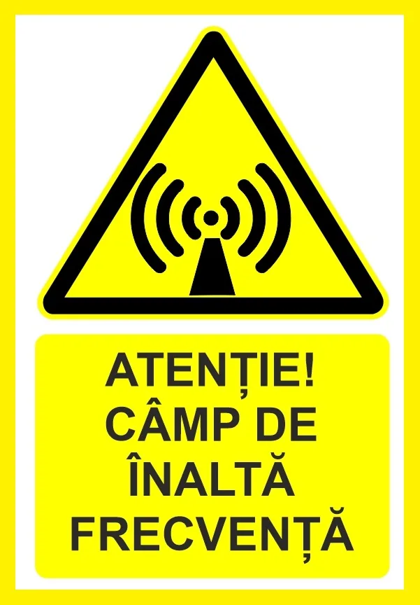 Placuta pentru camp de inalta frecventa
