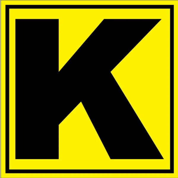 Placuta pentru depozit litera K randul K si poarta K