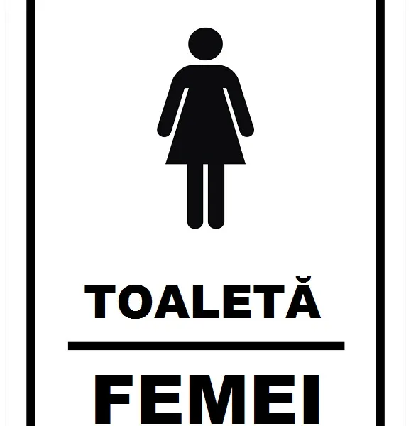 Placuta pentru toaleta femei