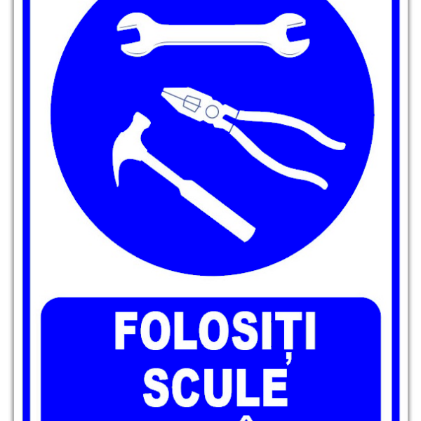 Indicator Folositi scule antiscantei
