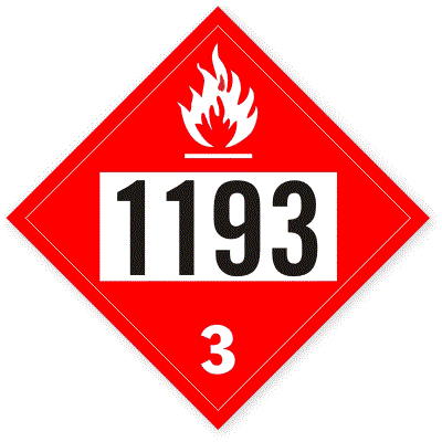 Etichetă UN 1193 - Acetonă Pură | Solvent Industrial Profesional, Lichid Inflamabil