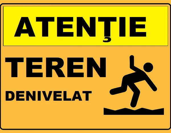 Placuta pentru teren denivelat